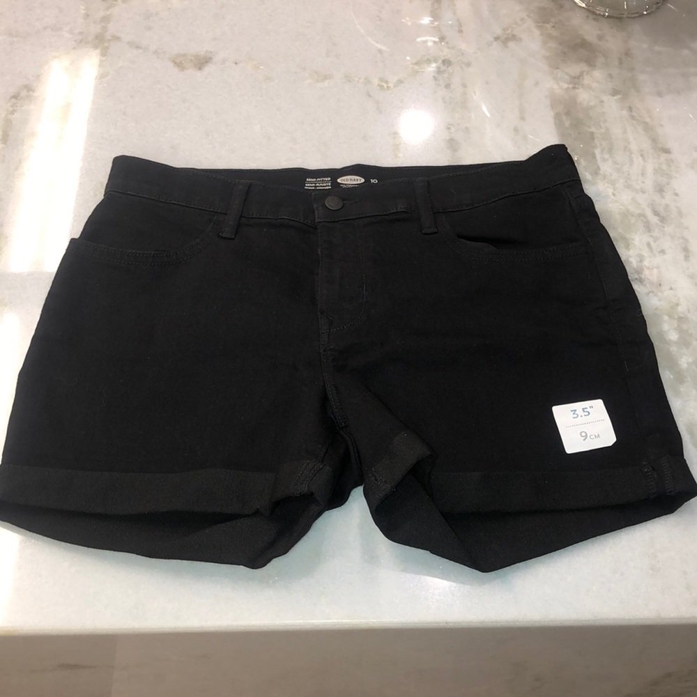 Old Navy Denim Black Shorts